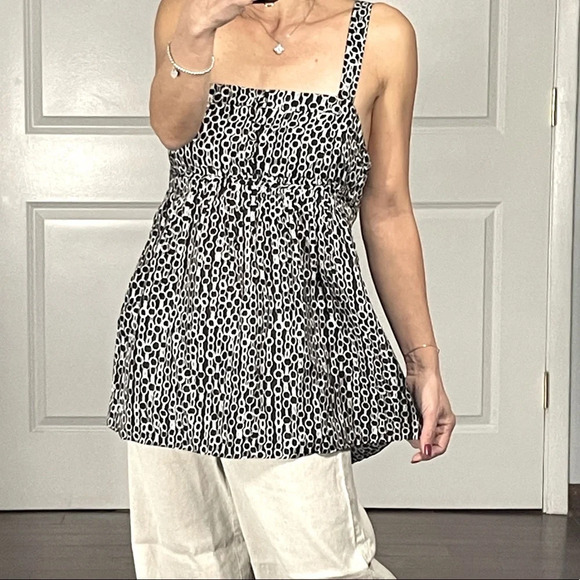 J Crew 100% Silk Babydoll Top size 2 - Picture 5 of 11